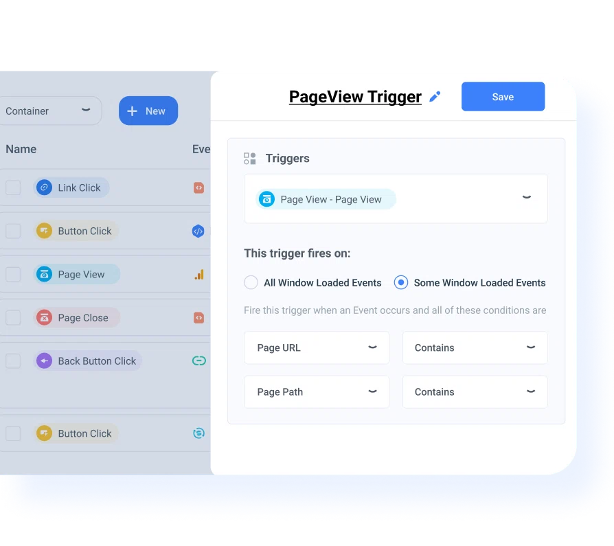 Flexible <br/> Event Tracking